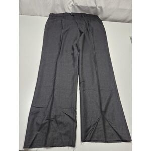 John Alexander Dress Pants Mens 48x36 Gray Wool Cashmere Pleated Big & Tall NWT